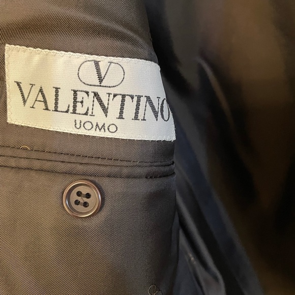 Valentino Italy Suit Jacket Virgin Wool Sz 42 - Picture 15 of 16